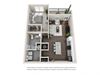 Colin 1 Bed 1 Bath Floor Plan Colin 1 Bed 1 Bath, 749 Sq.Ft. Floor Plan at Tomoka Pointe, Daytona Beach